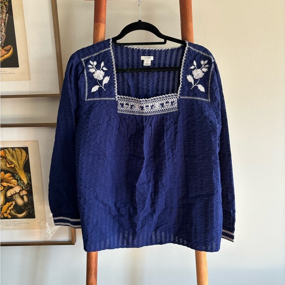 J. Crew Tops - • J.Crew Blouse •